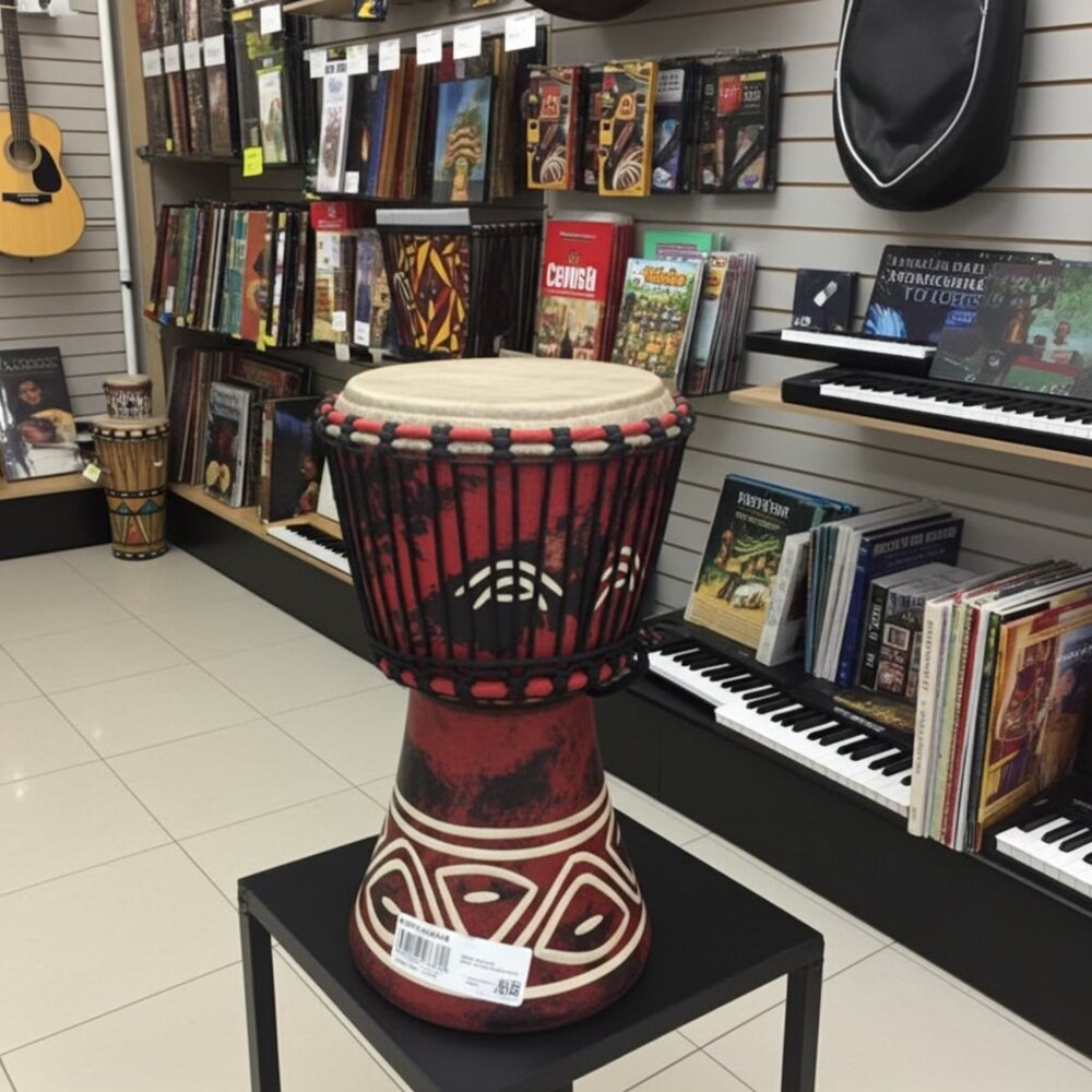 Small D'Jembe Drum - Authentic African Music Instrument